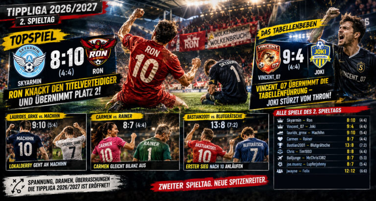 Ron knackt den Titelverteidiger im Topspiel – und Joki stürzt vom Thron