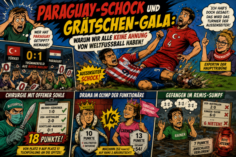 Paraguay-Schock und Grätschen-Gala: Warum wir alle keine Ahnung von Weltfußball haben